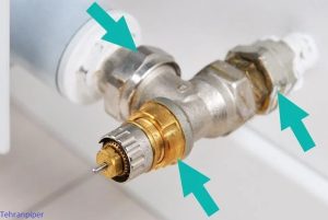 رفع نشتی شیر رادیاتور شوفاژ