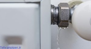 رفع نشتی شیر رادیاتور شوفاژ