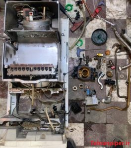 تعمیر پکیج گیشا